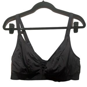 Cacique Women’s Black Bralette Wire Free Bra Size 18/20 Lane Bryant